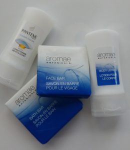 travel sized toiletries