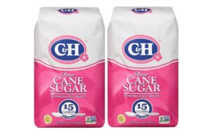 two bags of sugar